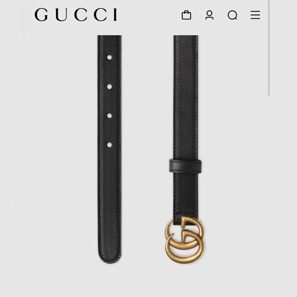 GG Marmont thin belt. - Picture 3 of 12